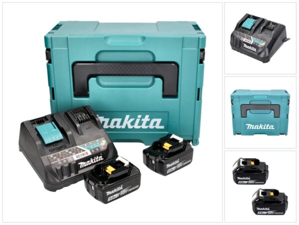 Makita Power Source Kit 18 V mit 2x BL 1850 B Akku 5